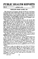 Public Health Reports  V 37 No 1 January 6 1922