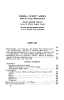 Public Health Reports  v 66 no 10  table of contents