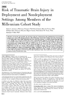Risk of Traumatic Brain Injury in Deployment and Nondeployment Settings Among Members of the Millennium Cohort Study