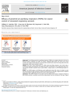 Efficacy of Powered AirPurifying Respirators PAPRs for Source Control of Simulated Respiratory Aerosols