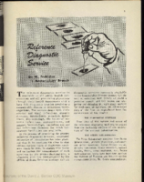 Reference diagnostic service