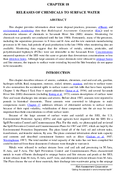 SRS Chapter 18 Releases of Chemicals to Surface Water
