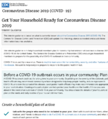 Get Your Household Ready for Coronavirus Disease 2019 Interim Guidance March 5 2020