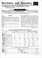 Morbidity and Mortality Weekly Report Vol 13 No 10 for Release March 13 1964