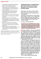 Streptobacillus moniliformis and IgM and IgG Immune Response in Patient with Endocarditis1