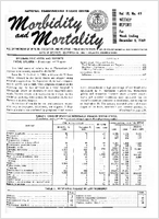 Morbidity and Mortality Weekly Report Vol 18 No 49 week ending December 6 1969