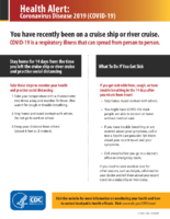 Health alert Coronavirus disease 2019 COVID19
