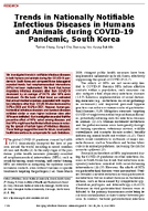 Trends in Nationally Notifiable Infectious Diseases in Humans and Animals during COVID19 Pandemic South Korea