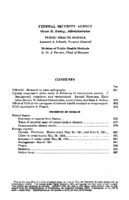 Public Health Reports  v 66 no 27  table of contents