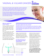 Inside Knowledge About Gynecologic Cancer Vaginal  Vulvar Cancer