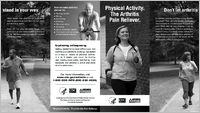 Physical Activity The Arthritis Pain Reliever brochure grayscale