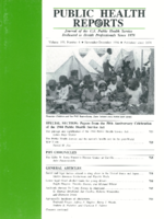 Public Health Reports  v 109 no 6 NovemberDecember 1994  cover