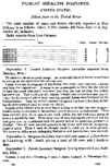 Public Health Reports  v 20 no 38 September 22 1905