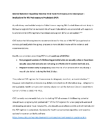 Interim Statement Regarding Potential Fetal Harm from Exposure to Dolutegravir  Implications for HIV Postexposure Prophylaxis PEP