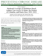 Medicaid Coverage of GuidelinesBased Asthma Care Across 50 States the District of Columbia and Puerto Rico 20212022