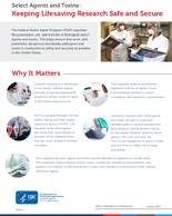 Select agents and toxins  keeping lifesaving research safe and secure