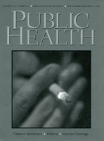 Public Health Reports  v 113 no 6  cover
