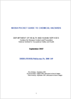 NIOSH Pocket Guide to Chemical Hazards 2007