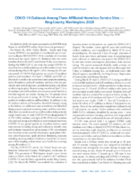 COVID19 Outbreak Among Three Affiliated Homeless Service Sites  King County Washington 2020