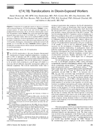 t1418 Translocations in DioxinExposed Workers 2022