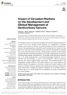 Impact of Circadian Rhythms on the Development and Clinical Management of Genitourinary Cancers