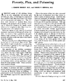 Poverty pica and poisoning