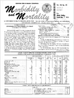 Morbidity and Mortality Weekly Report Vol 20 No 49 week ending December 11 1971