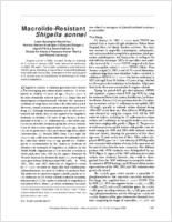 MacrolideResistant Shigella sonnei