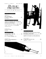 Public Health Reports  v 113 no 3  table of contents