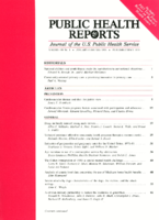 Public Health Reports  v 100  no 1  cover