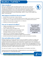Beryllium ToxFAQs