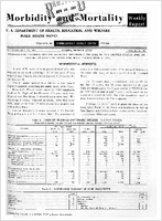 Morbidity and Mortality Weekly Report Vol 13 No 15 for Release April 10 1964