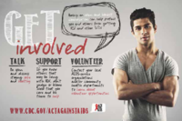 Get Involved landscapeoriented poster