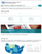 Coronavirus disease COVID19 cases in the US updated on July 22 2020 Korean