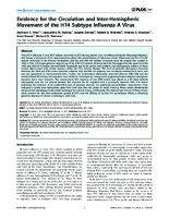 Evidence for the Circulation and InterHemispheric Movement of the H14 Subtype Influenza A Virus