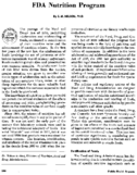 FDA nutrition program