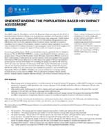 Understanding the PopulationBased HIV Impact Assessment