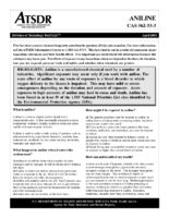 Aniline  ToxFAQs  CAS  62533