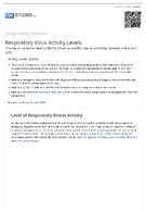 Respiratory Virus Activity Levels