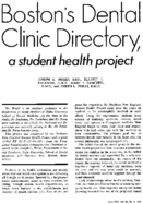 Bostons Dental Clinic Directory a student health project