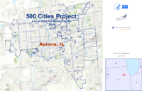 500 Cities Project Local Data for Better Health 2014 Aurora IL