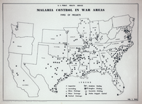 US Public Health Service Malaria Control in War Areas type of projects