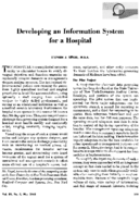 Developing an information system for a hospital