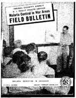 Malaria Control in War Areas field bulletin JanuaryFebruaryMarch 1946
