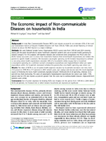 The Economic impact of Noncommunicable Diseases on households in India