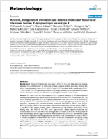 Ancient independent evolution and distinct molecular features of the novel human Tlymphotropic virus type 4