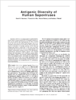 Antigenic Diversity of Human Sapoviruses