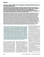 Workgroup Report Public Health Strategies for Reducing Aflatoxin Exposure in Developing Countries