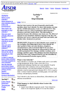 ToxFAQs for vinyl chloride  CAS75014