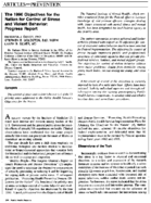 The 1990 objectives for the nation for control of stress and violent behavior progress report